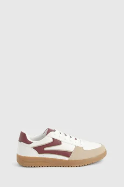 Contrast Stripe Gum Sole Trainers