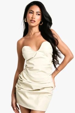Corset Bandeau en synthétique Froncé