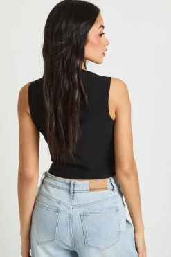 boohoo Corset Décolleté Plongeant en Bengaline<Femme Tops