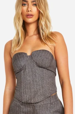 Corset Premium à rayures fines Sweetheart
