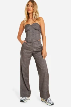 Corset Premium à rayures fines Sweetheart