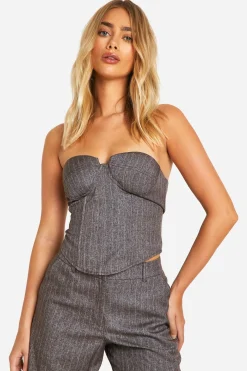 Corset Premium à rayures fines Sweetheart