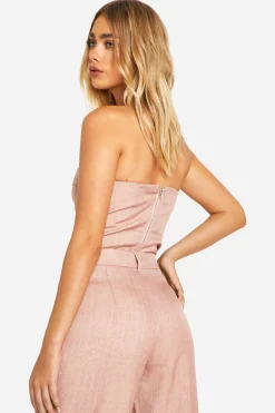 Corset Sweetheart à rayures fines premium