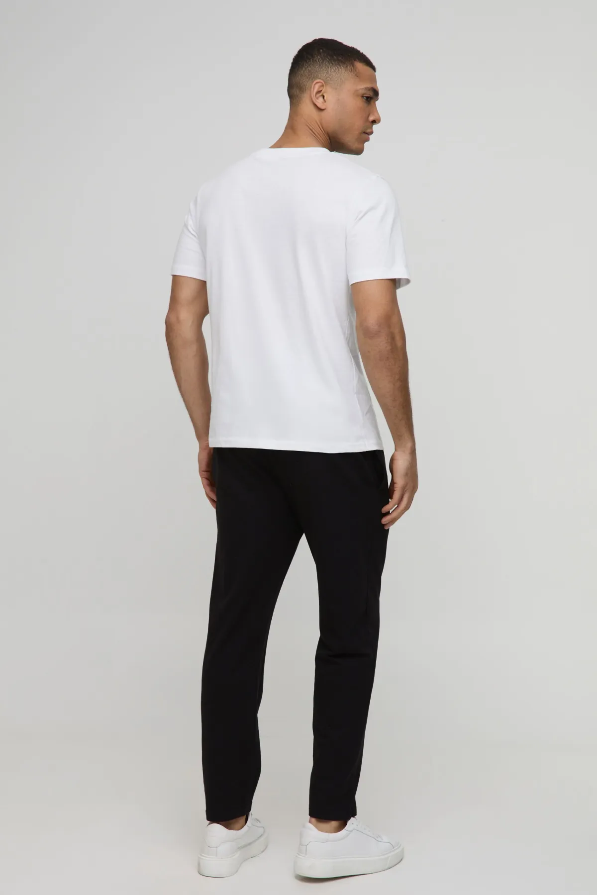 boohooMAN Coupe régulière 2-Pack de T-shirts basiques à col rond<Homme Tout Afficher|T-Shirts Grande Taille