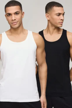 boohooMAN Coupe régulière 2 Pièces de Gilets Basique<Homme Indispensables Grande Taille|Tout Afficher