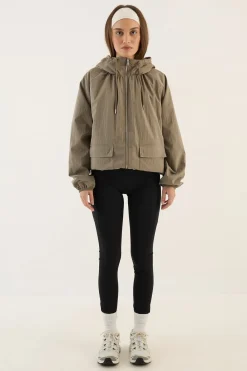 DSGN Studio Coupe-vent À Col Montant Avec Casynthétiqueche<Femme Vestes & Manteaux|Dsgn Studio
