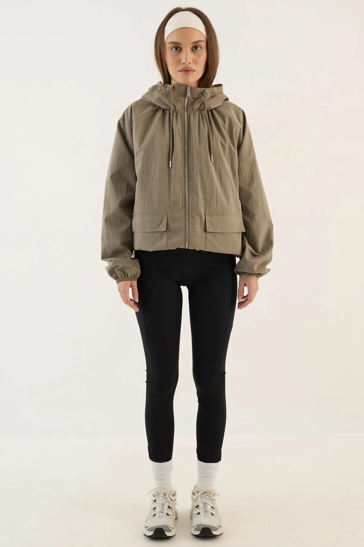 DSGN Studio Coupe-vent À Col Montant Avec Casynthétiqueche<Femme Vestes & Manteaux|Dsgn Studio
