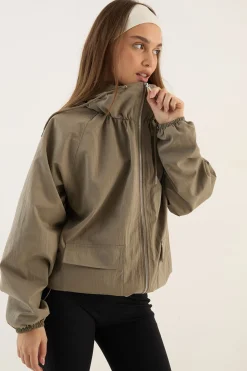 DSGN Studio Coupe-vent À Col Montant Avec Casynthétiqueche<Femme Vestes & Manteaux|Dsgn Studio