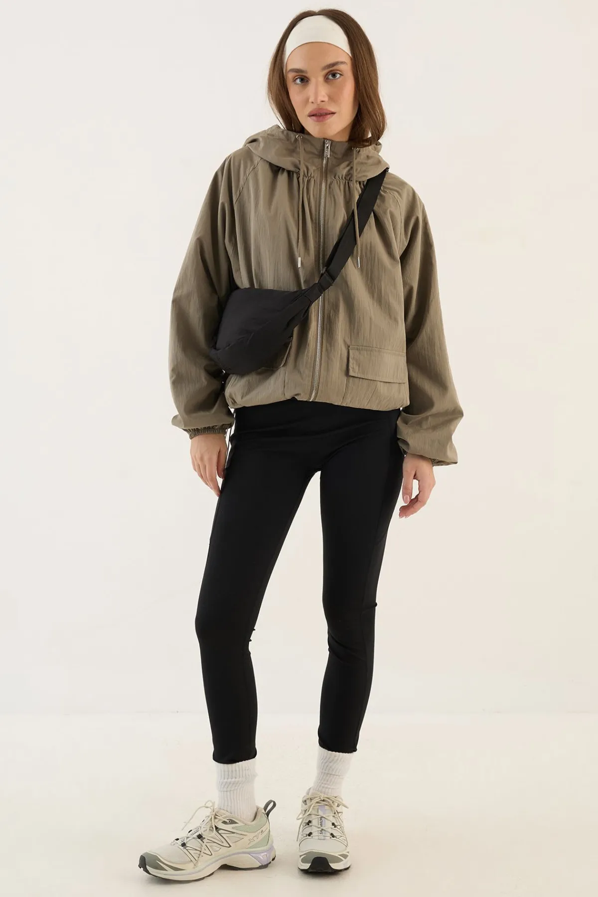 DSGN Studio Coupe-vent À Col Montant Avec Casynthétiqueche<Femme Vestes & Manteaux|Dsgn Studio