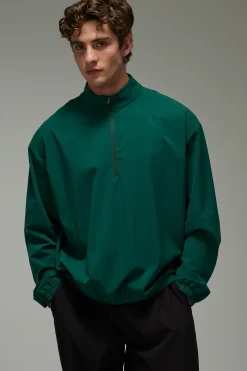 Coupe-vent De Golf Surdimensionné Homme À Demi-zip Et Coupe Ample Active