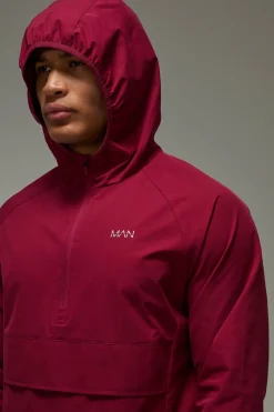 Coupe-vent Homme Actif Avec Zip 1/4