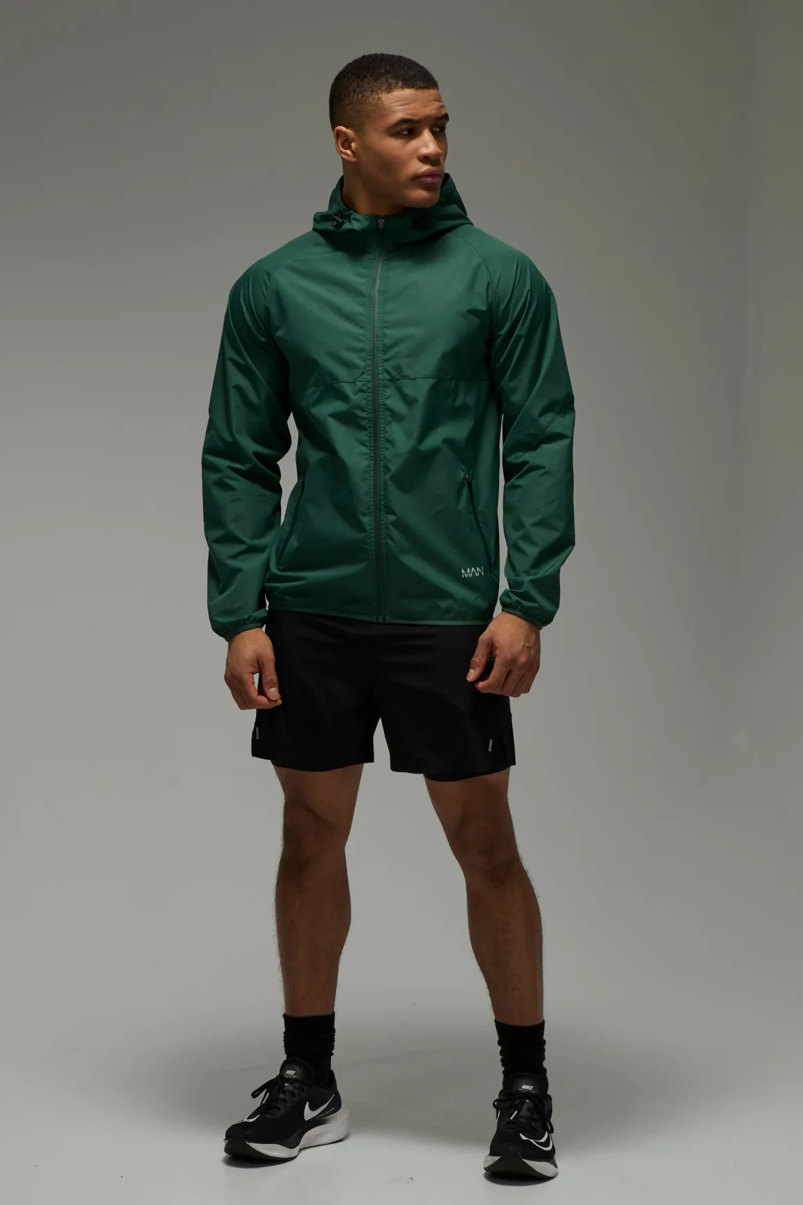Coupe-vent Homme Active Résistant à l'Eau Ripstop Coupe Droite