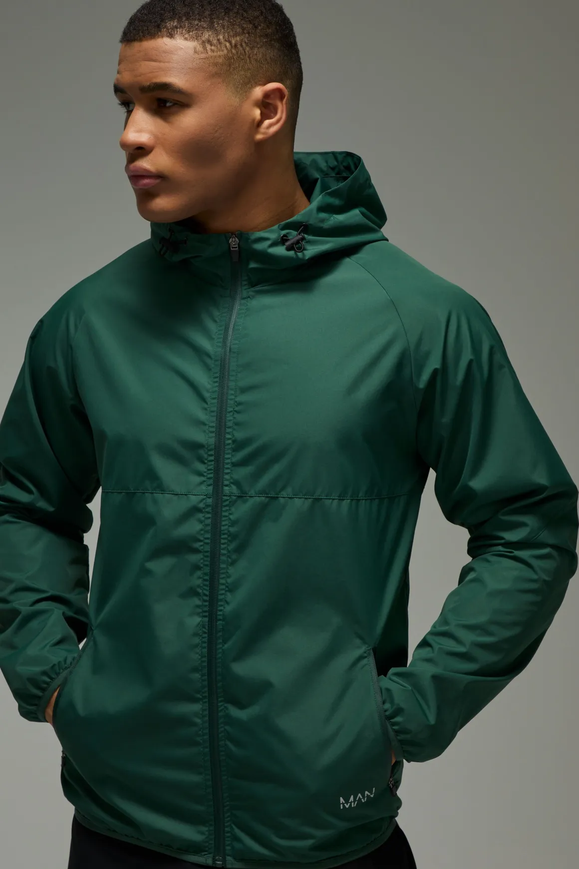 Coupe-vent Homme Active Résistant à l'Eau Ripstop Coupe Droite