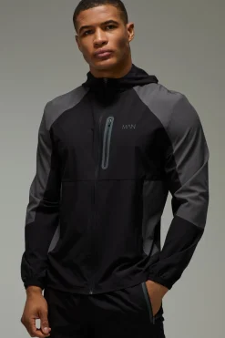 boohooMAN Coupe-vent Homme À Blocs De Couleur Contrastés<Femme Nouveautés Grande Taille|Tout Afficher