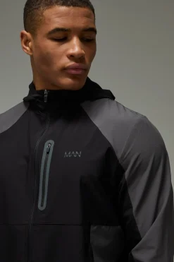 boohooMAN Coupe-vent Homme À Blocs De Couleur Contrastés<Femme Nouveautés Grande Taille|Tout Afficher