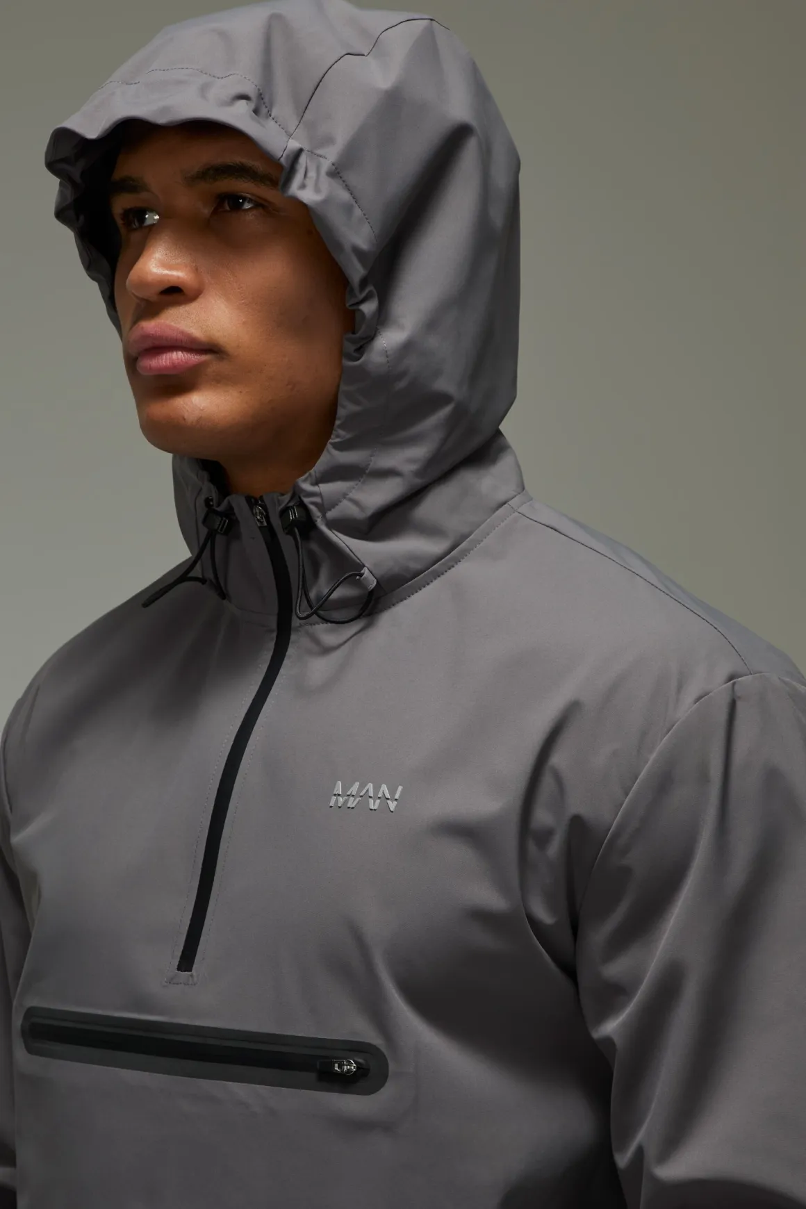 Coupe-vent Homme Coupe Regular À Demi-zip Active