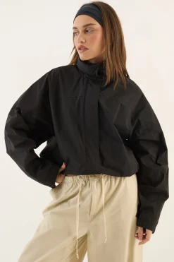 DSGN Studio Coupe-vent Imperméable À Casynthétiqueche Et Col Cheminée<Femme Vestes & Manteaux|Dsgn Studio