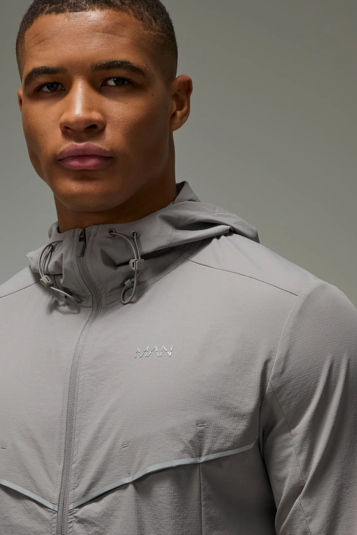 Coupe-vent Respirant Ripstop Pour Homme - Running Actif