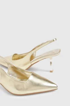 Court à bride arrière stiletto bas