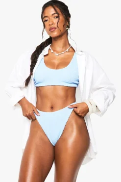 Crinkle Scoop Bikini Top