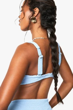 Crinkle Scoop Bikini Top