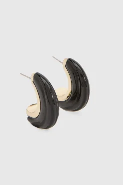 KarenMillen Créoles Coniques En Résine< Boucles D'Oreilles