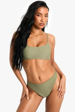 Crop Top Bikini Essentiels pour Maillots de Bain Petite