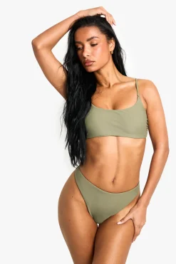 Crop Top Bikini Essentiels pour Maillots de Bain Petite
