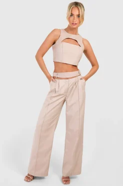 Crop Top à découpes