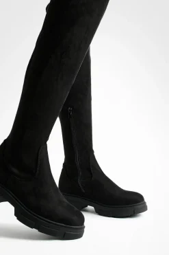 boohoo Cuissardes stretch< Bottes|Bottes En Daim