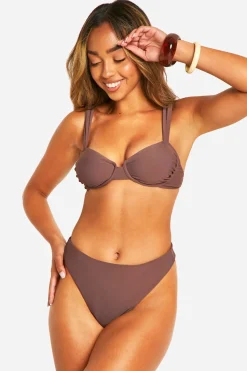 boohoo Culotte bikini taille haute Mix & Match<Femme Maillots De Bain|Tenues De Plage