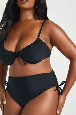 boohoo Culotte De Bain Taille Haute Gainante Grande Taille Essentials<Femme Maillots De Bain|Tenues De Plage