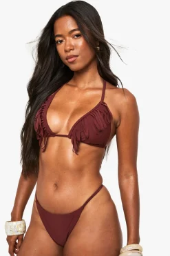 Culotte de bikini à franges