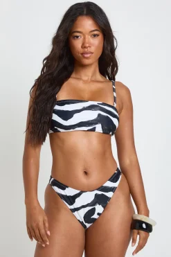 Culotte De Bikini Imprimé Zèbre Essentials