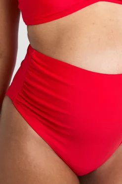 boohoo Culotte De Bikini Maternité Taille Haute Froncée<Femme Maillots De Bain|Tenues De Plage