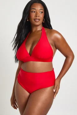 boohoo Culotte Taille Haute Grande Taille Essentials<Femme Maillots De Bain|Tenues De Plage
