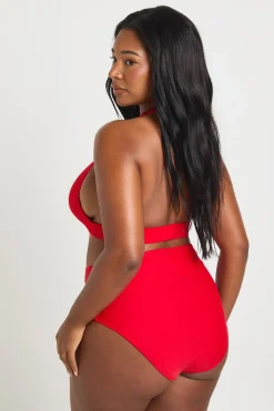 boohoo Culotte Taille Haute Grande Taille Essentials<Femme Maillots De Bain|Tenues De Plage