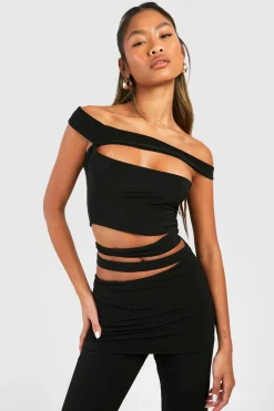 boohoo Cut Out Bandeau<Femme Tops