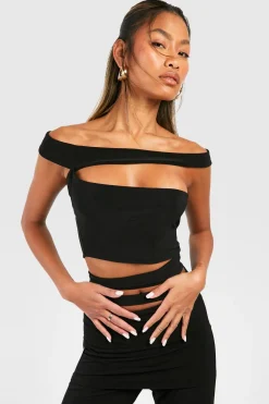 boohoo Cut Out Bandeau<Femme Tops