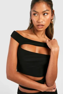 boohoo Cut Out Bandeau<Femme Tops