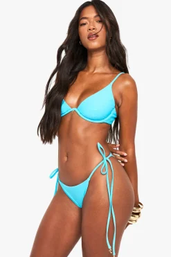 boohoo Dauphin Finition Bas à Nouer sur le Côté<Femme Maillots De Bain|Tenues De Plage