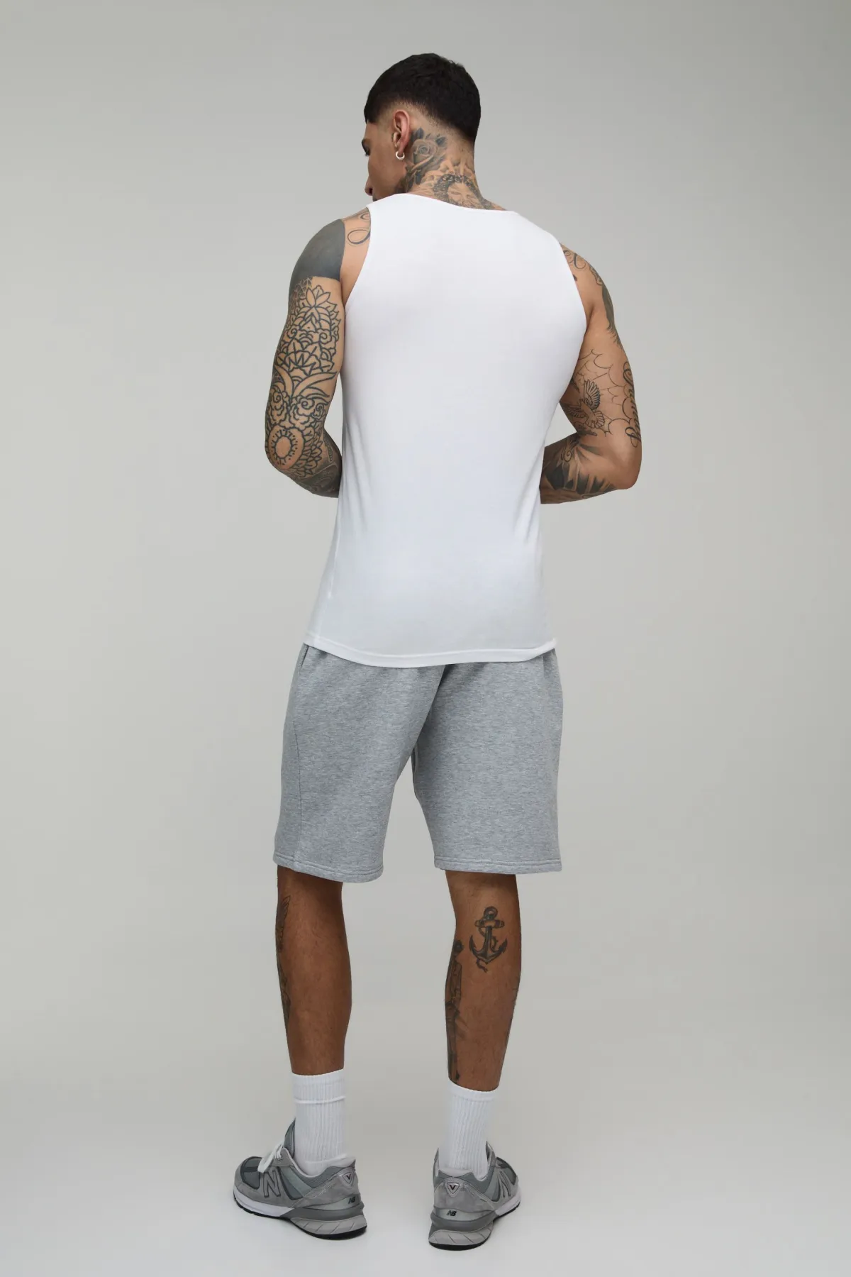 boohooMAN Débardeur Ajusté Basique Coupe Musclée Tall<Homme Indispensables Tall|Tout Afficher