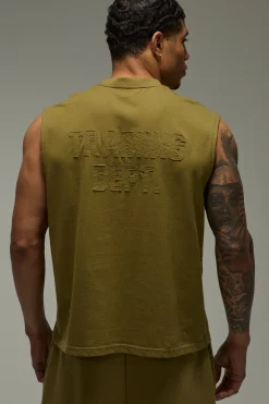 Débardeur Ample Oversize Premium Training Dept 220 G/m² Poids Lourd