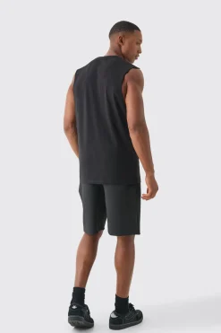 boohooMAN Débardeur basique Drop Armhole à coupe régulière<Homme Essentiels