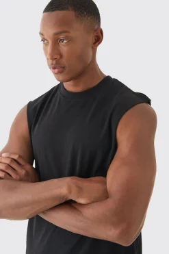 boohooMAN Débardeur basique Drop Armhole à coupe régulière<Homme Essentiels