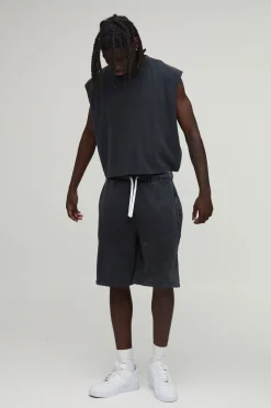 Débardeur Boxy Rétréci Oversize Lavé Essential