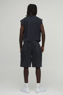 Débardeur Boxy Rétréci Oversize Lavé Essential