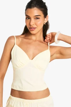 Débardeur bustier ruche