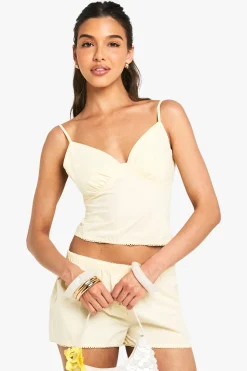Débardeur bustier ruche