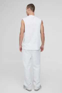 Débardeur à col étendu, coupe régulière, Basic Drop Armhole